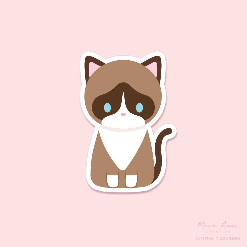 Snowshoe Cat sticker