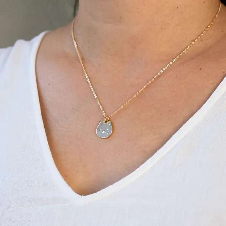 Kitty necklace Black