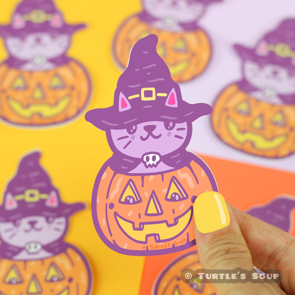 Pumpkin Kitty sticker