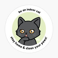 Indoor Cat sticker
