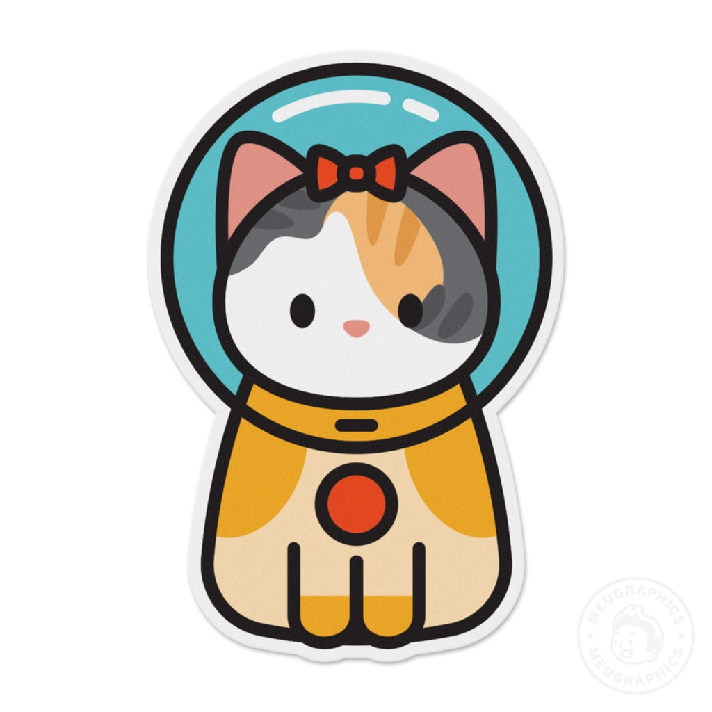 Calico Space Cat sticker