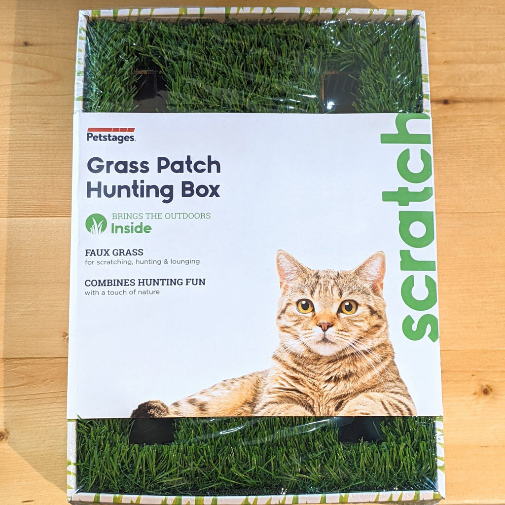 Grass patch hunting box