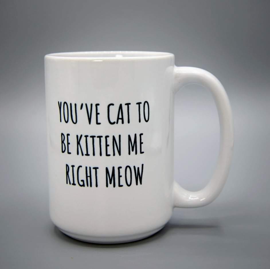 You've Cat to be Kitten Me Right Meow mug