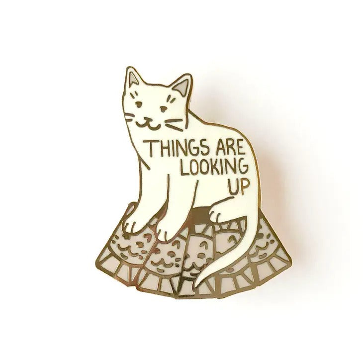 Tarot Reader Cat enamel pin
