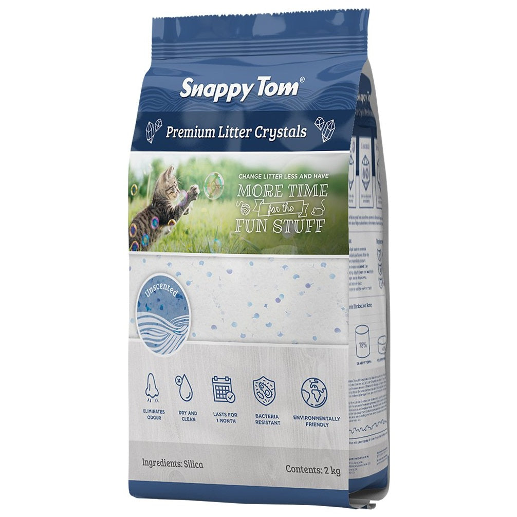 Snappy Tom litter crystals, unscented