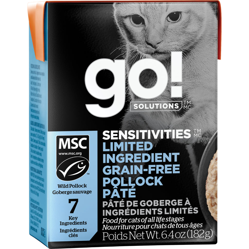 GO! Sensitivities limited ingredient diet grain-free pollock pate