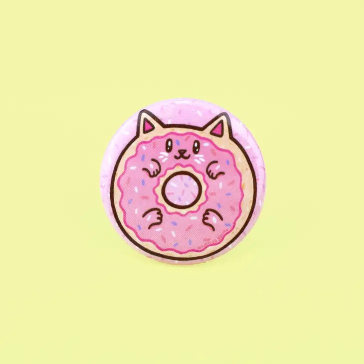 Donut Cat button