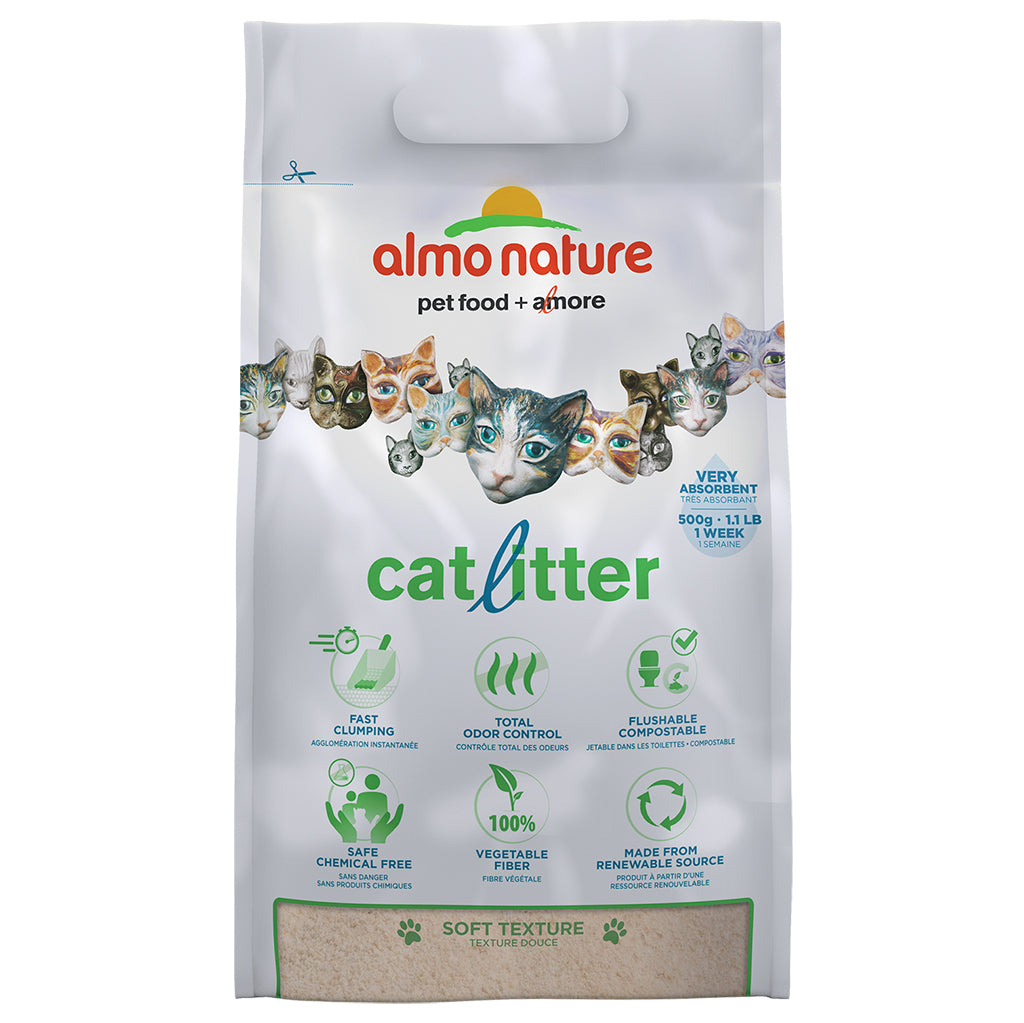 Almo Nature Vegetable Fiber Cat Litter