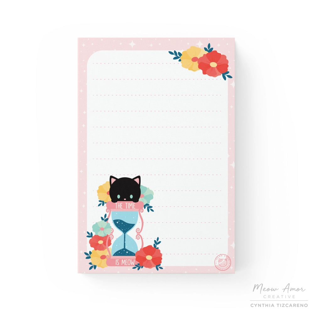 Time is Meow notepad