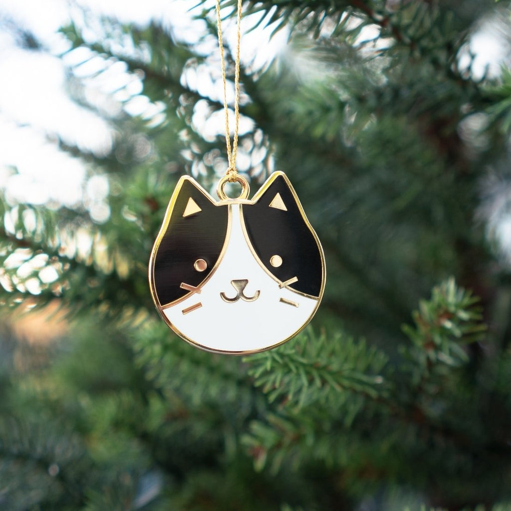 Kitty face ornament