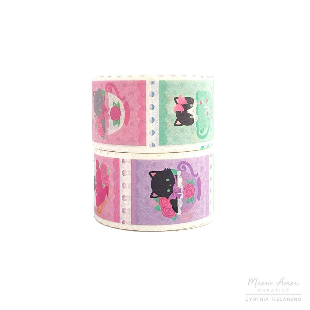 Tea Party stamp washi tape
