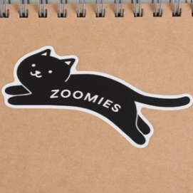 Zoomies sticker