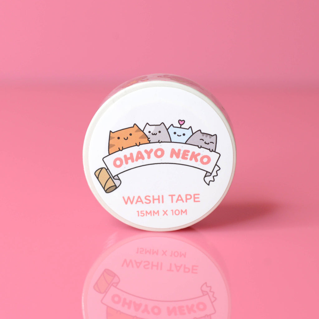 Ohayo Neko washi tape