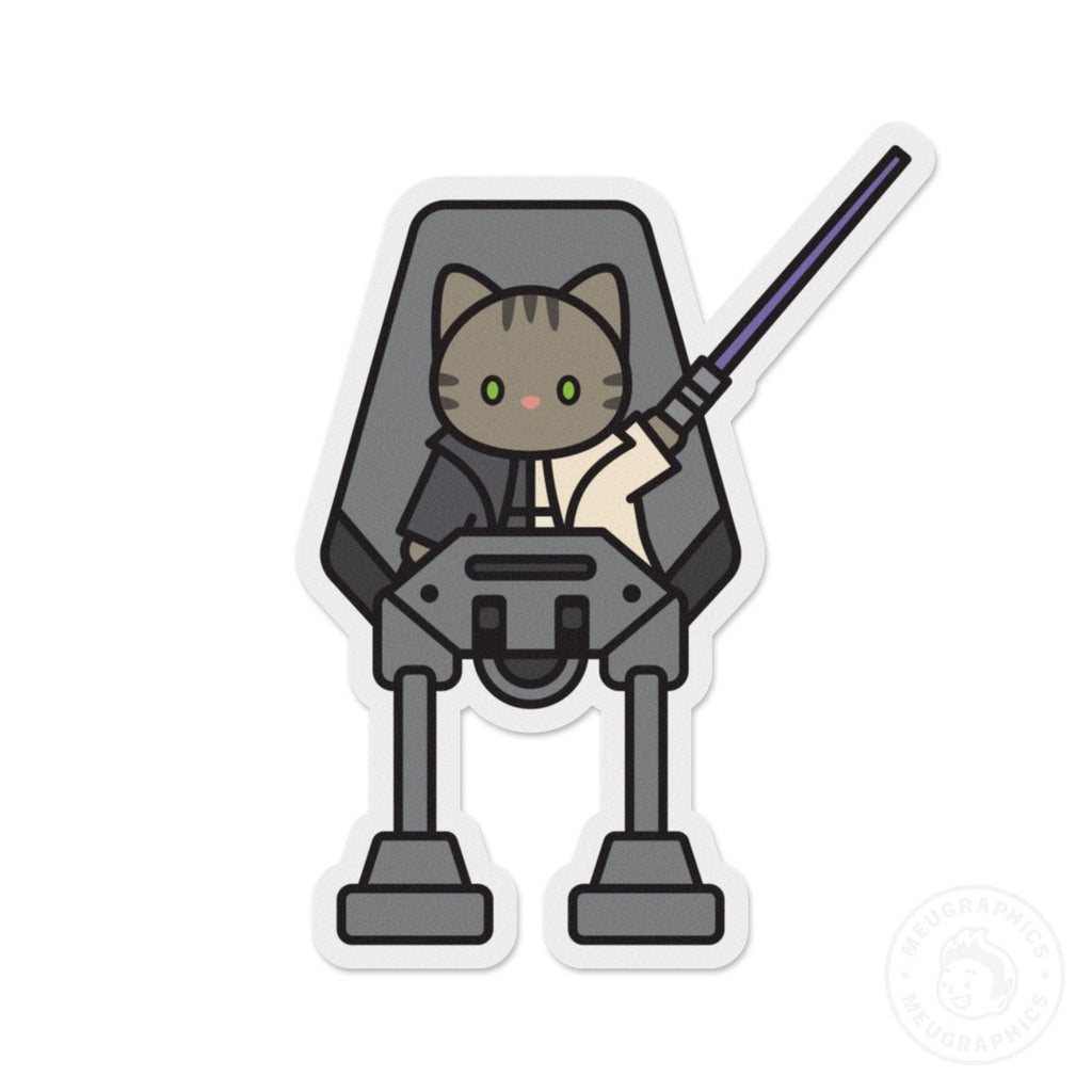 Star Cat Warrior sticker