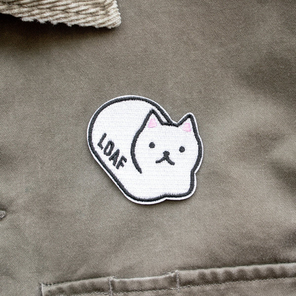 Loaf Cat Embroidered Patch | Kitties & Cream
