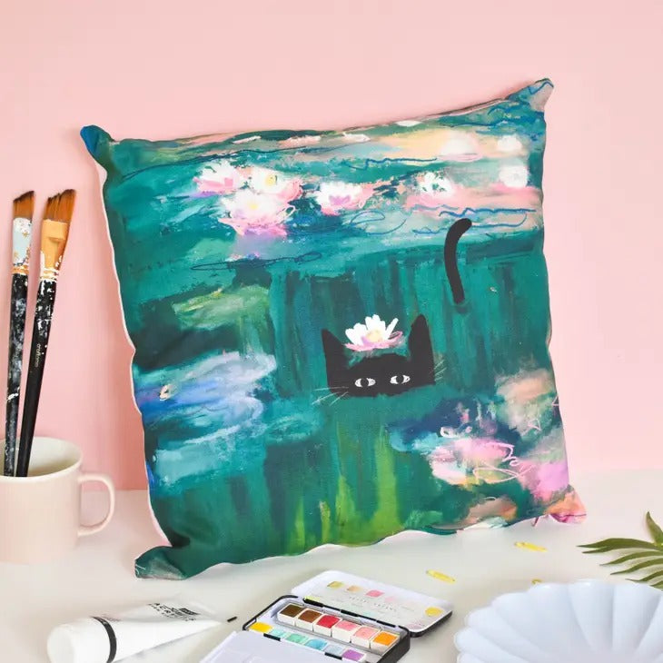 Clawed Monet cushion case