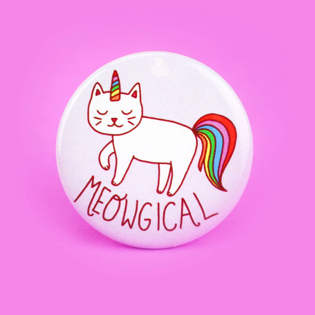 Meowgical Cat button