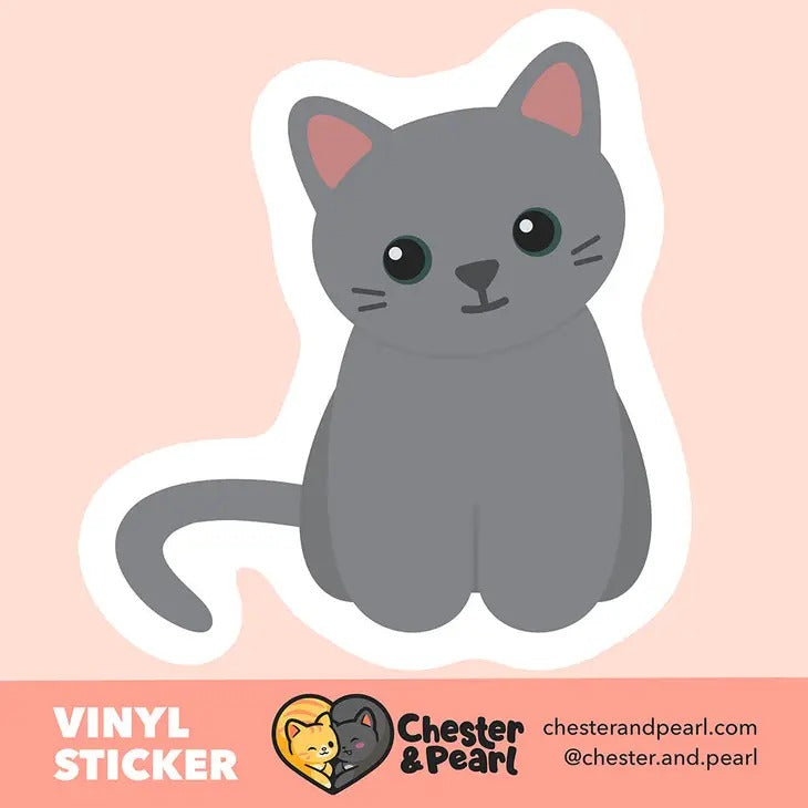 Grey Cat sticker