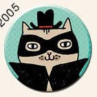 Zorro Cat button