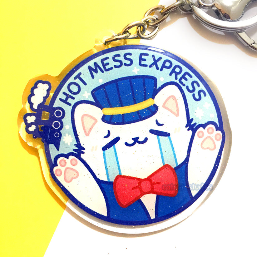 Hot Mess Express keychain