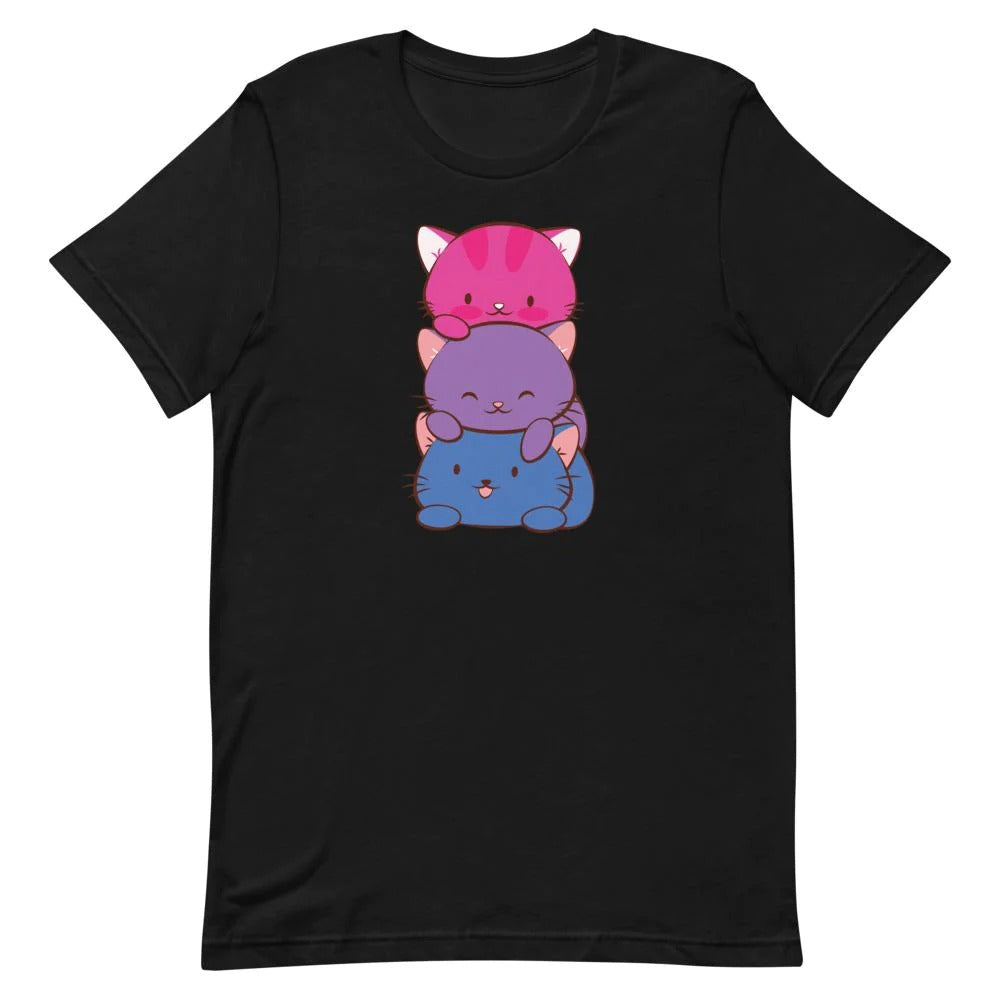 Bisexual Cat Pile t-shirt