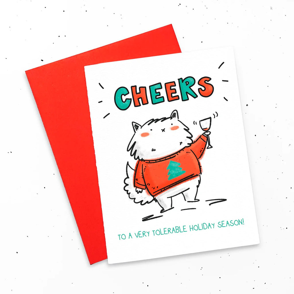 Holiday Cheers greeting card