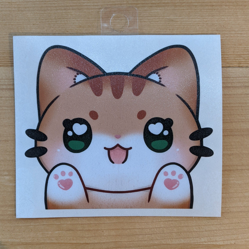 Cat peeking stickers