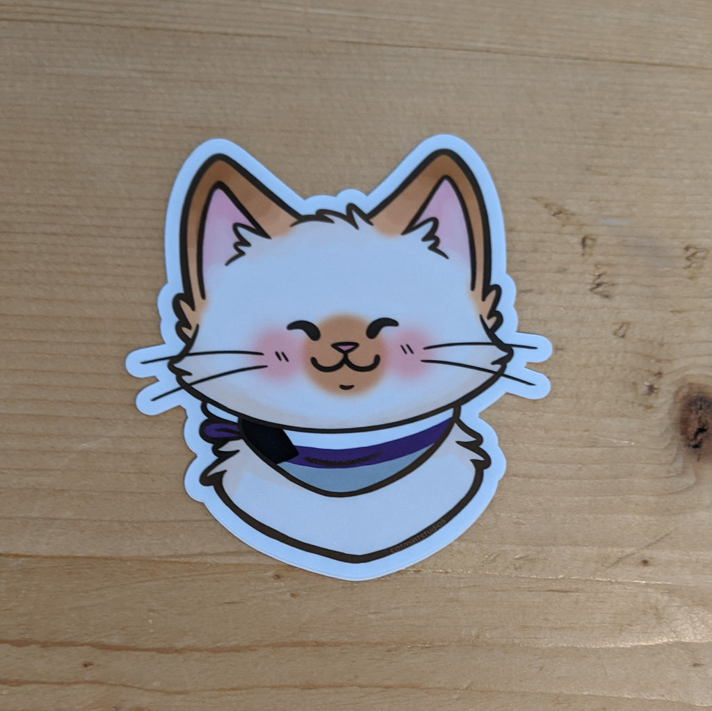 Demisexual Pride kitty sticker