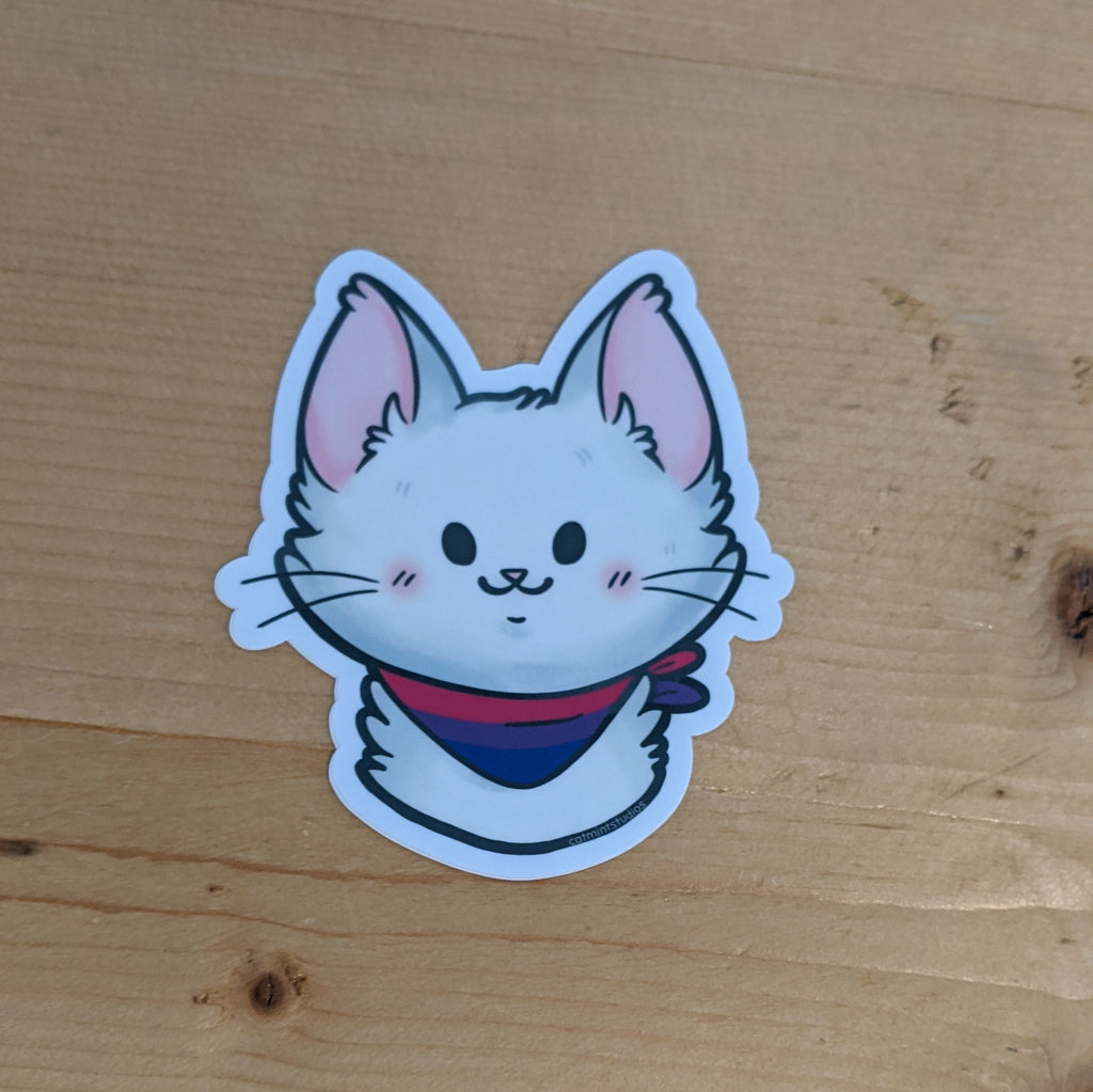 Bisexual Pride Kitty sticker