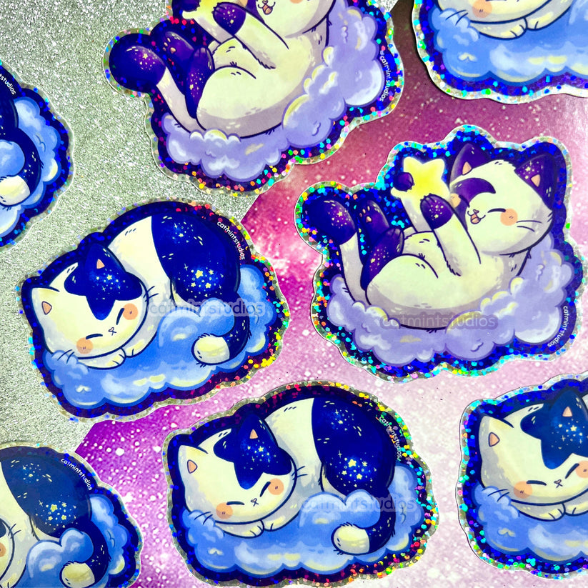 Starry Kitties sticker