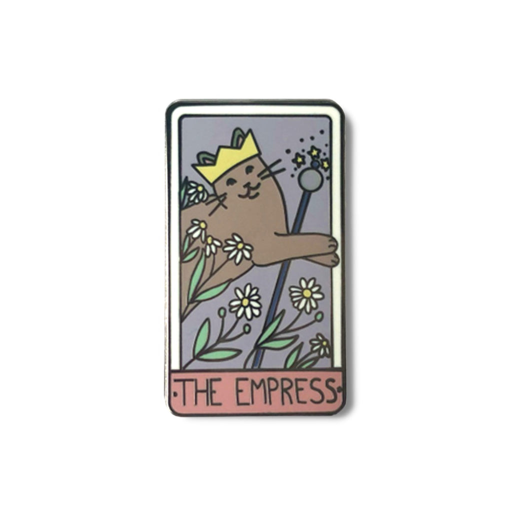 The Empress Tarot enamel pin