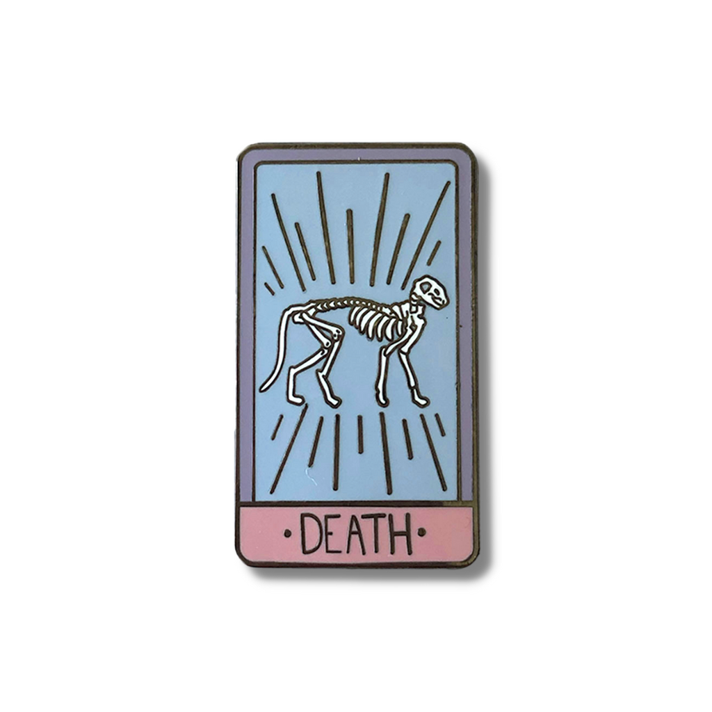 Death Tarot enamel pin
