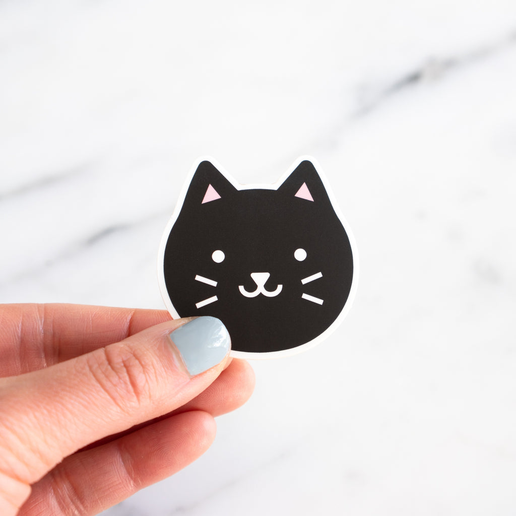 Kitty face stickers