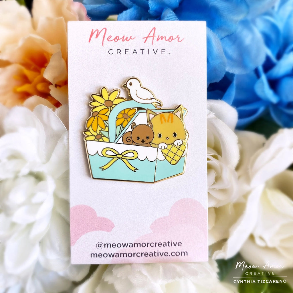 Picnic Basket enamel pin