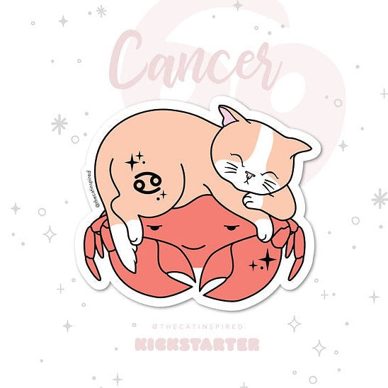 Cancer zodiac sticker