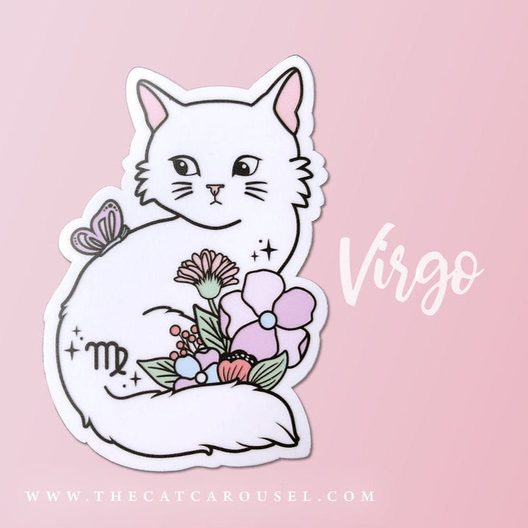 Virgo zodiac sticker