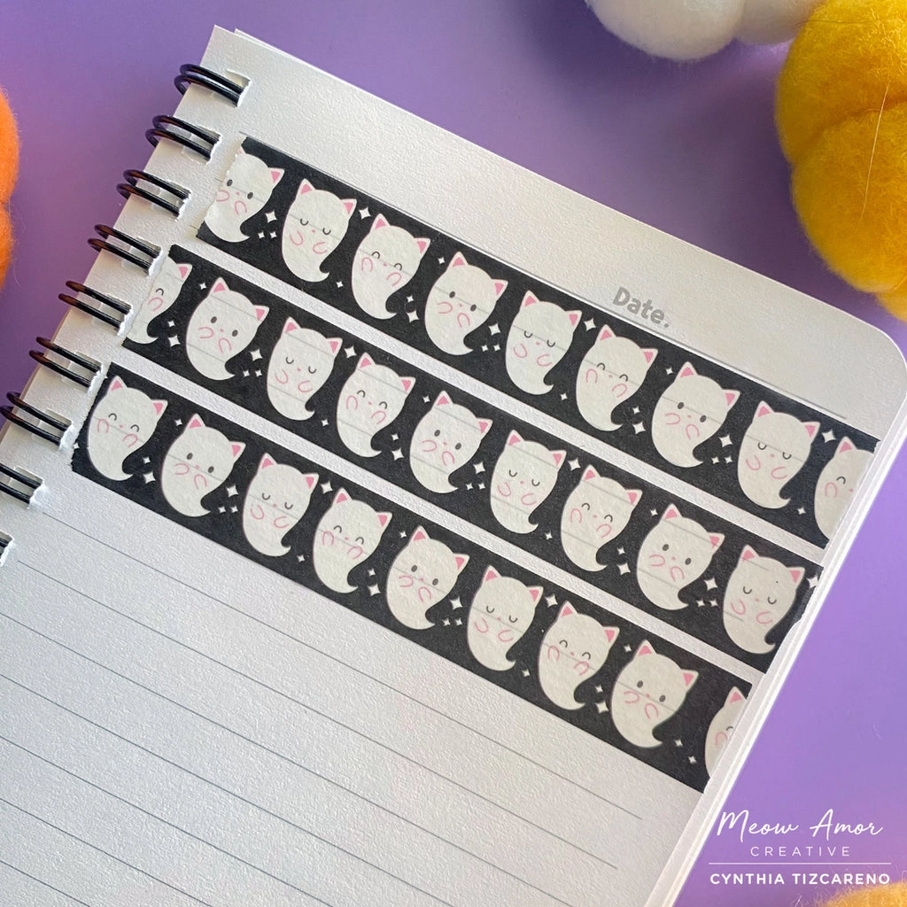 Ghost Cats washi tape