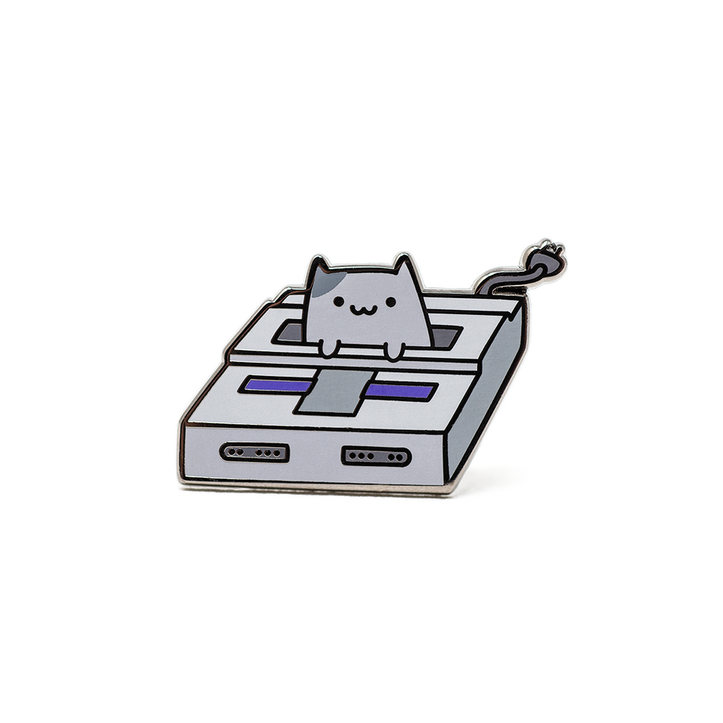 Game Cat enamel pin