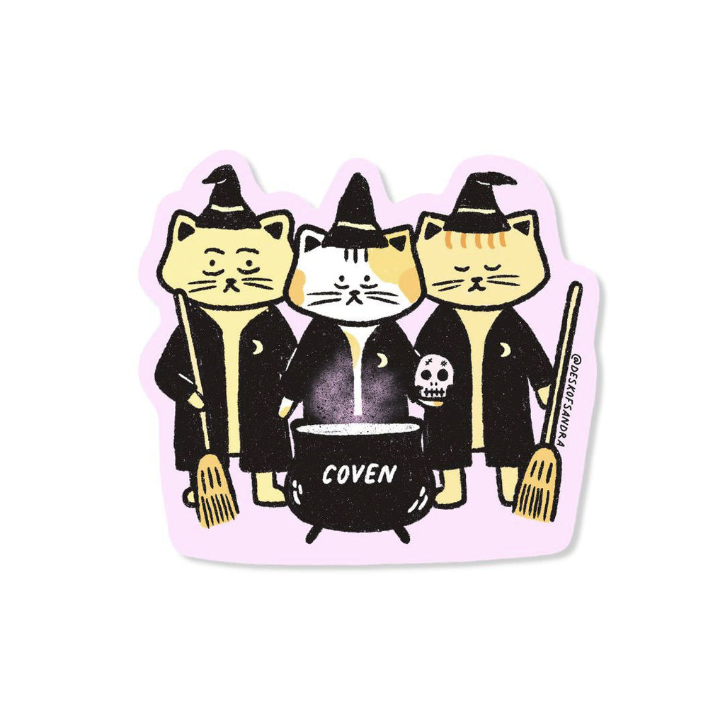 Coven Cats vinyl sticker
