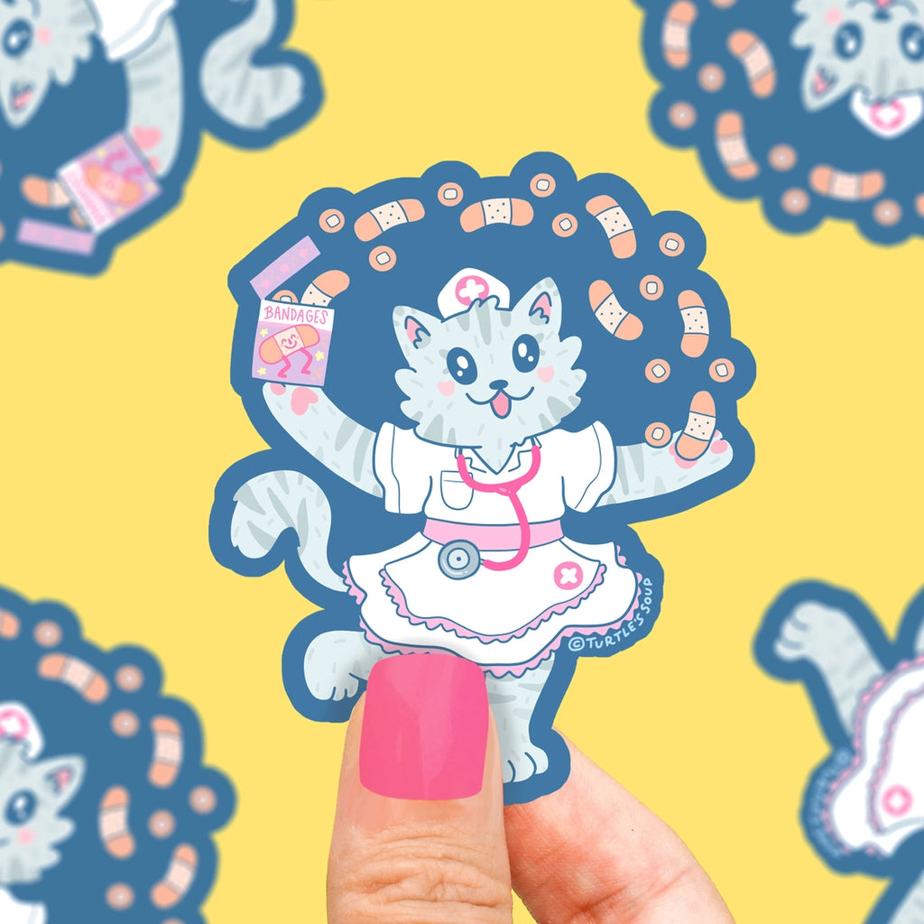 Nurse Kitty sticker