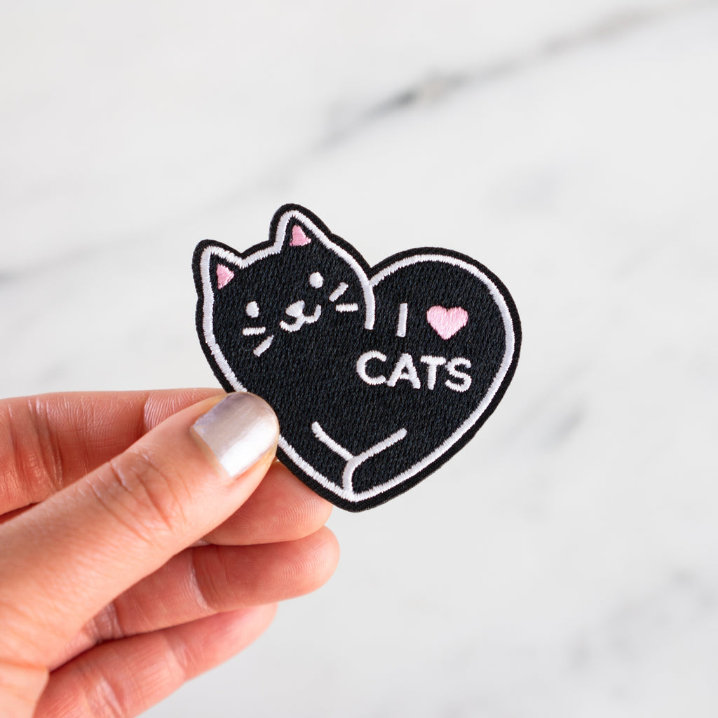 I Love Cats patch