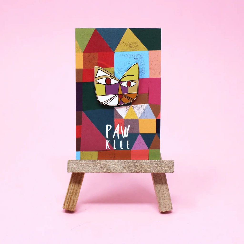 Paw Klee enamel pin