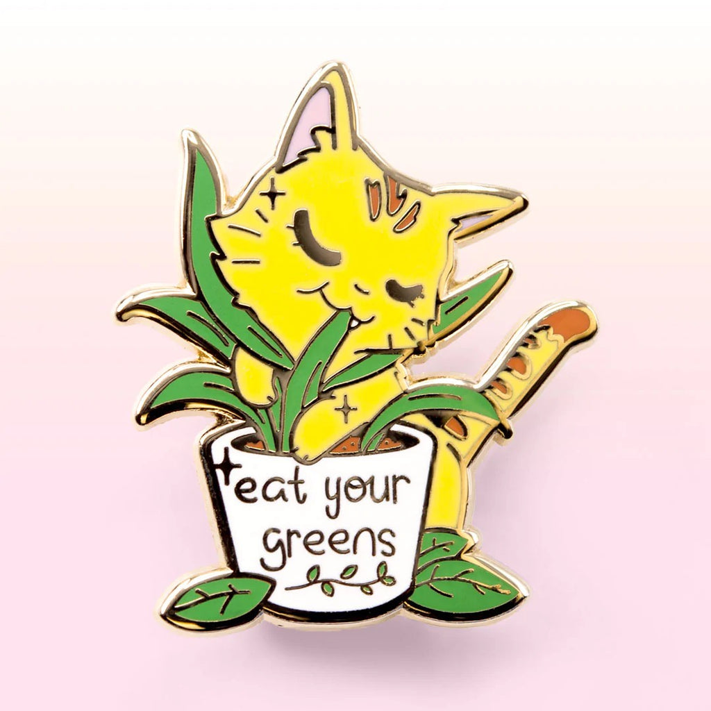 Eat Your Greens enamel pin