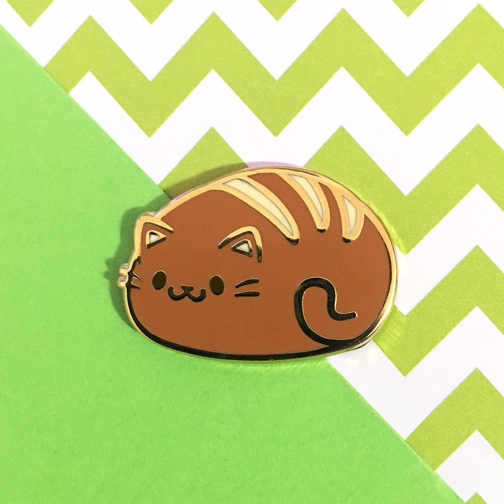 Cat Loaf enamel pin