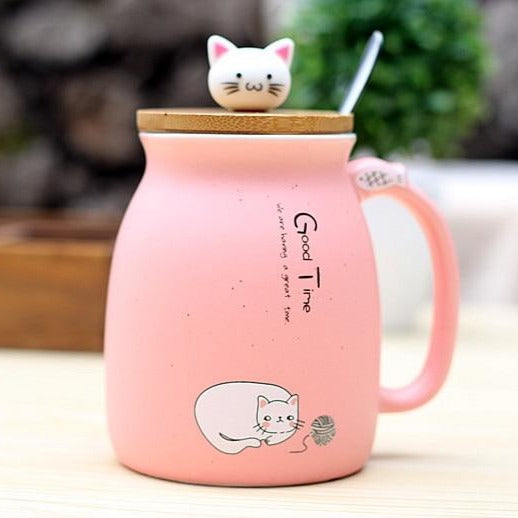 Good Time cat mug