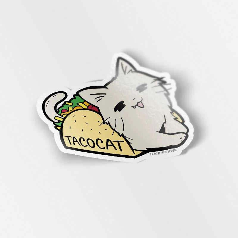 Taco Cat vinyl sticker